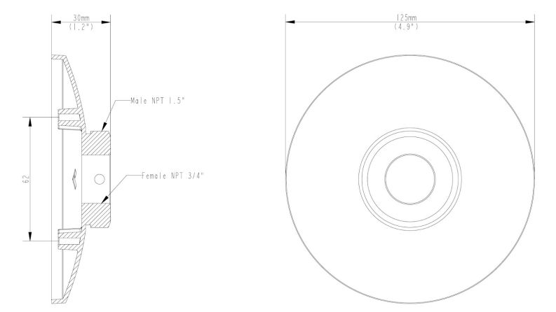Verkada Mini Pendant Cap Mount-Generation-e
