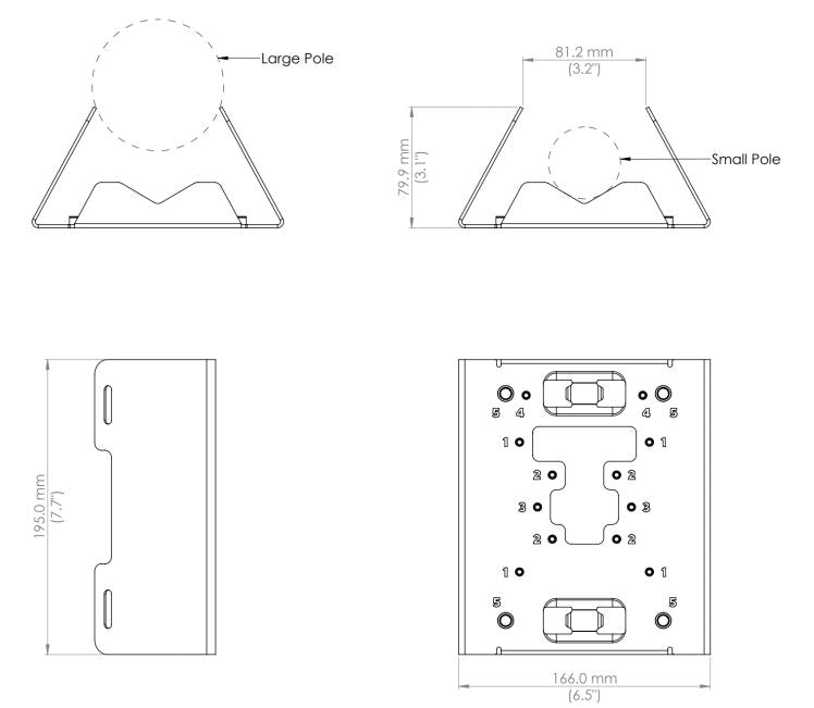 Verkada Pole Mount (PTZ)-Generation-e
