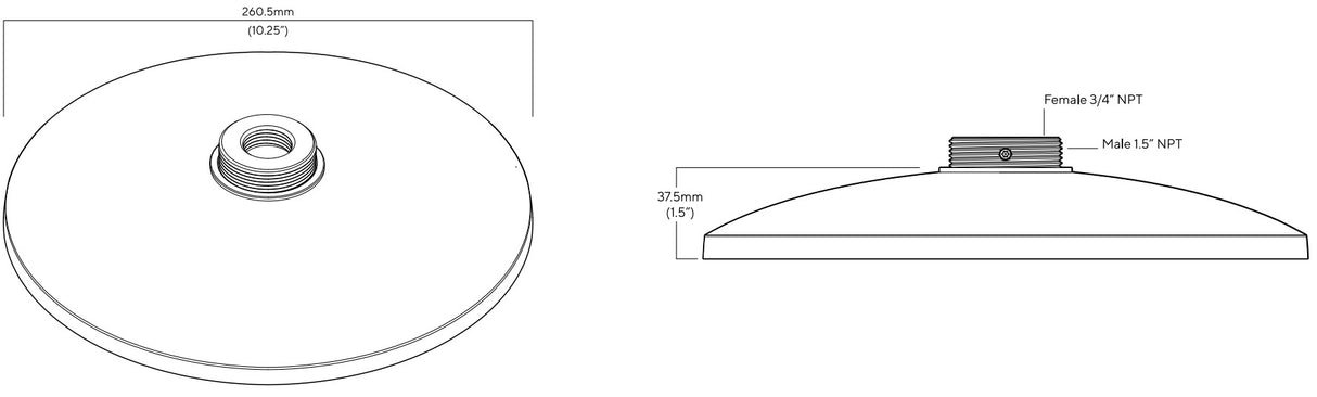 Verkada Four-Camera Multisensor Pendant Cap Mount