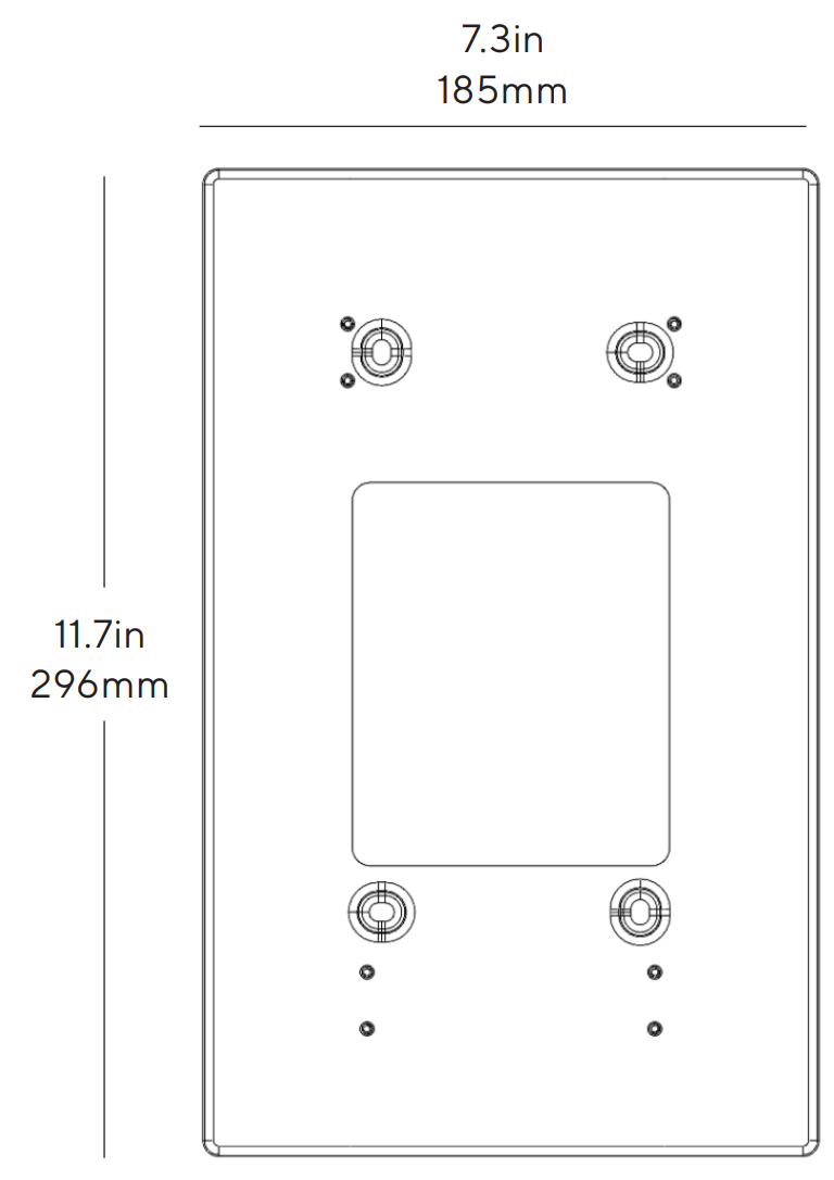 Verkada TD53/TD63 Trim Plate