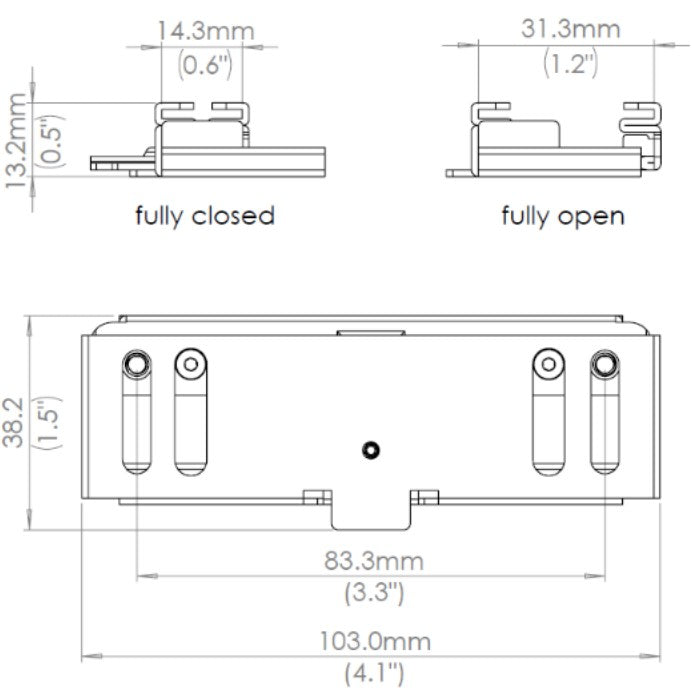 Verkada Tile Clips Mount
