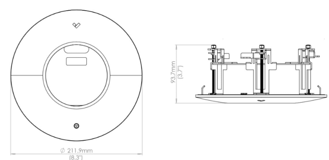 Verkada Recessed Ceiling Mount