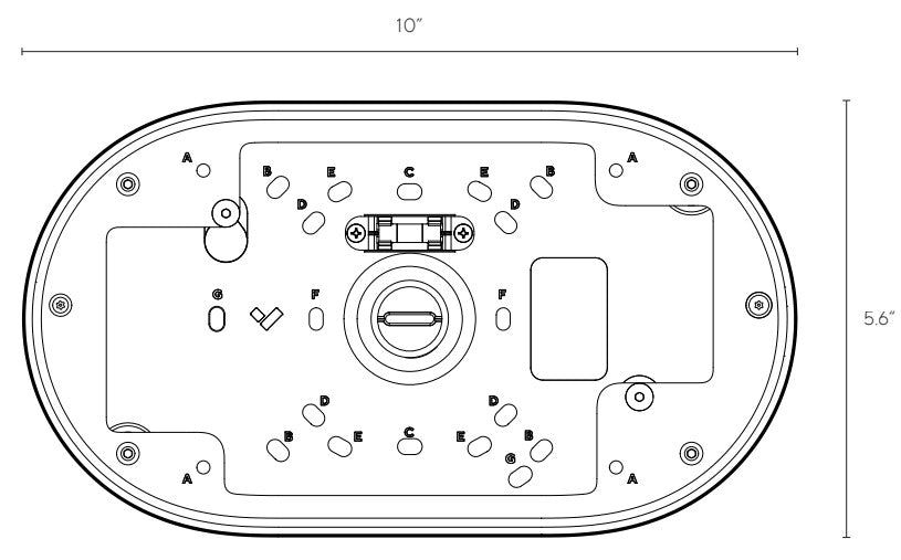 Verkada Two-Camera Multisensor Junction Box Mount