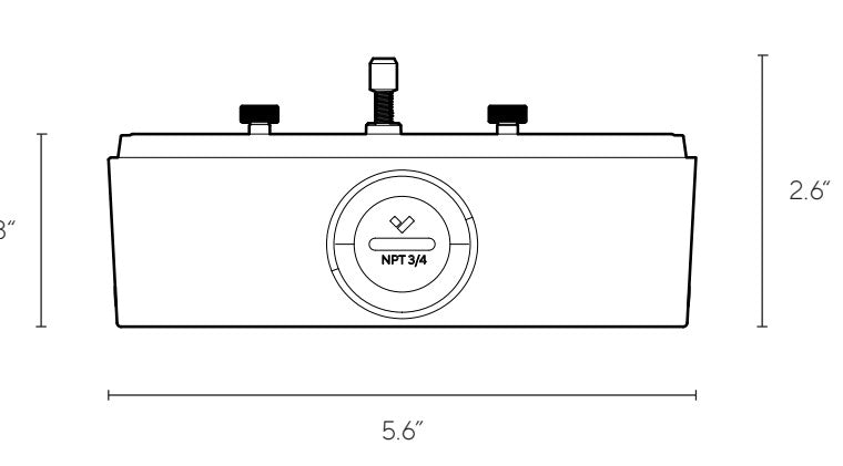 Verkada Two-Camera Multisensor Junction Box Mount