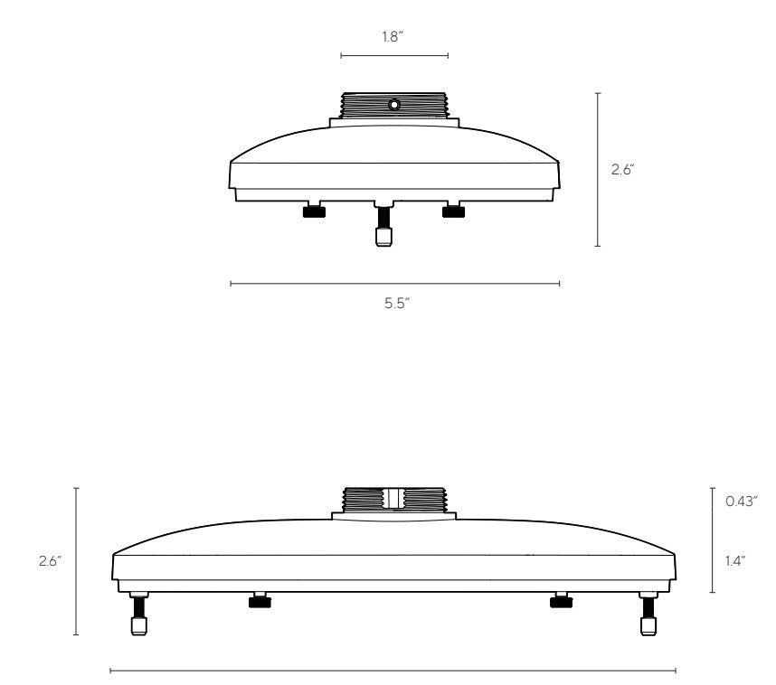 Verkada Two-Camera Multisensor Pendant Cap