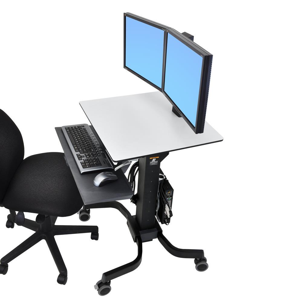 Ergotron WorkFit-C, Dual Sit-Stand Workstation-Generation-e