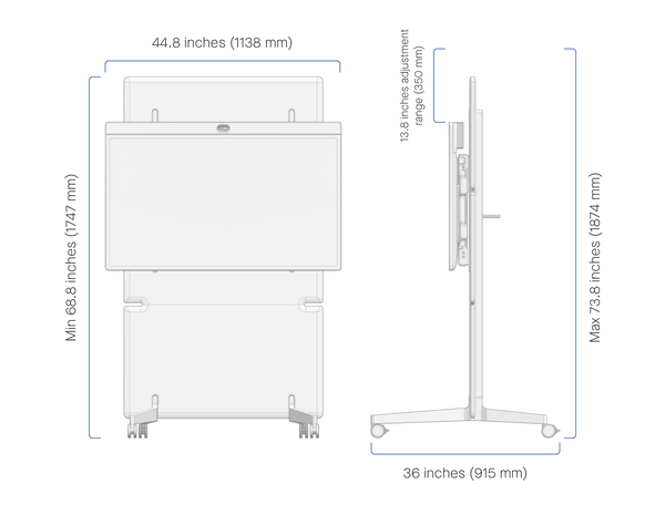 Neat Board 50" Mounting Options