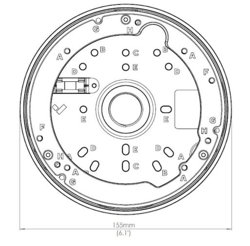 Verkada Circle Junction Box Mount