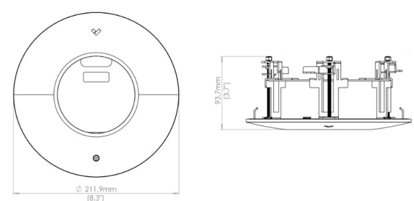 Verkada Recessed Ceiling Mount