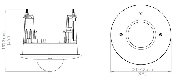 Verkada Mini Recessed Ceiling Mount