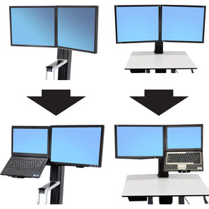 Ergotron WorkFit Conversion Kit - Dual to LCD and Laptop-Generation-e